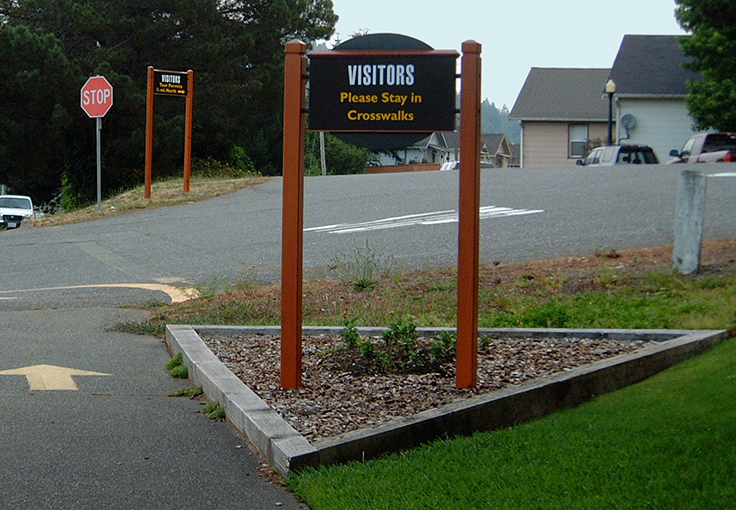 Signage and museum design for Pacific Lumber Co and the City of Scotia CA.